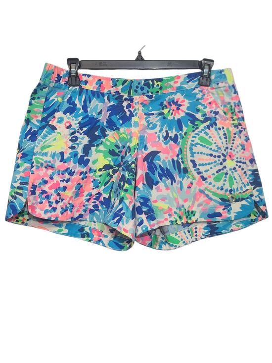 Lilly Pulitzer Pants - Lilly Pulitzer Ocean View Boardshort Dive In Blue Print Small GUC 5" Inseam